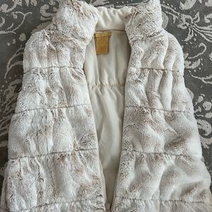 Faux fur vest